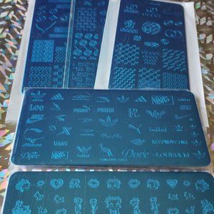 Brand New! Set 5 Nail Stamping Plates ~ Shipping Included!